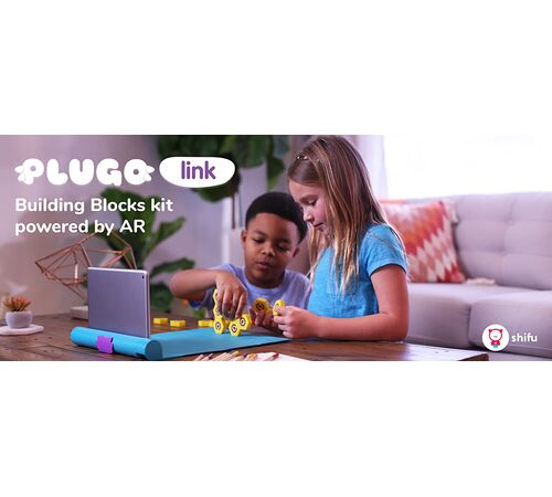 Plugo Link by PlayShifu Σύστημα παιδικού παιχνιδιού Επαυξημένης Πραγματικότητας κατασκευών με τουβλάκια