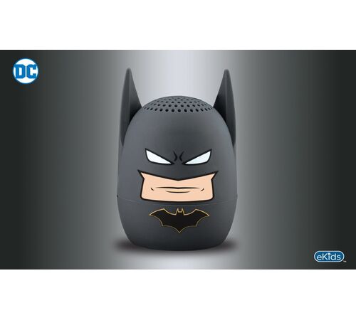 eKids Batman Φορητό ηχείο Bluetooth για παιδιά με λουράκι καρπού (Γκρι/Μαύρο)