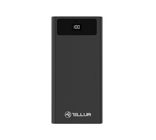 Tellur Powerbank PD200 20.000mAh σε μαύρο χρώμα με 2x USB, 1xUSB-C (TLL158241)