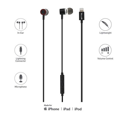 Tellur In Ear Lightning Headphones Apple MFi Certified Ακουστικά με υποδοχή Lightning (TLL162022)