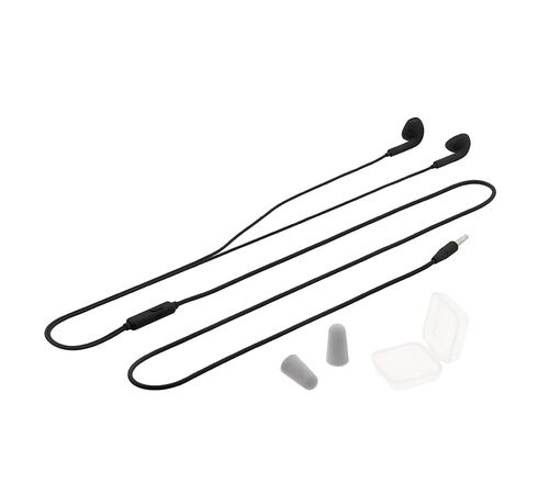Tellur Fly In-Ear Headphones με Noise Reduction Memory Foam Ear Plugs Ακουστικά σε μαύρο χρώμα (TLL162142)