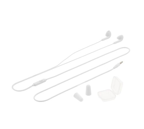 Tellur Fly In-Ear Headphones με Noise Reduction Memory Foam Ear Plugs Ακουστικά σε λευκό χρώμα (TLL162152)