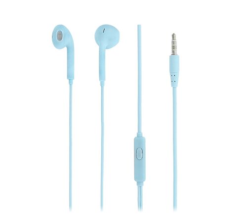 Tellur Fly In-Ear Headphones με Noise Reduction Memory Foam Ear Plugs Ακουστικά σε γαλάζιο χρώμα (TLL162162)