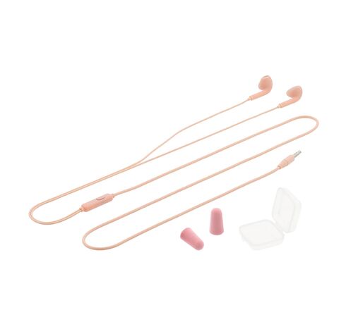 Tellur Fly In-Ear Headphones με Noise Reduction Memory Foam Ear Plugs Ακουστικά σε ροζ χρώμα (TLL162172)