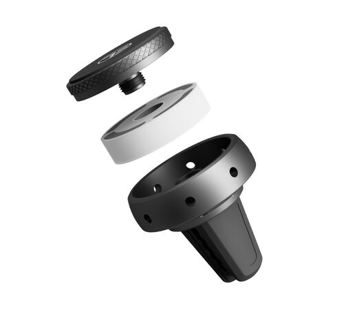 Tellur FreshDot Car Phone Holder Magnetic Μαγνητική βάση στήριξης Smartphone & αρωματικό αυτοκινήτου (Space Grey/Anti Tobacco)