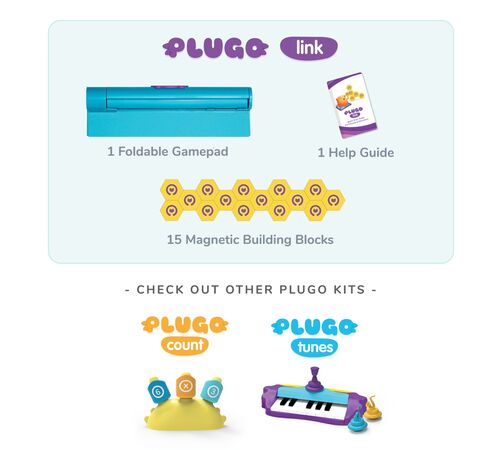 Plugo Link by PlayShifu Σύστημα παιδικού παιχνιδιού Επαυξημένης Πραγματικότητας κατασκευών με τουβλάκια
