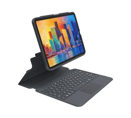 ZAGG Pro Keys με Trackpad Θήκη με πληκτρολόγιο για Apple iPad Air 10,9" 4ης Γενιάς & iPad Pro 11,0" (1ης, 2ης, 3ης Γενιάς) σε charcoal χρώμα - 103407937
