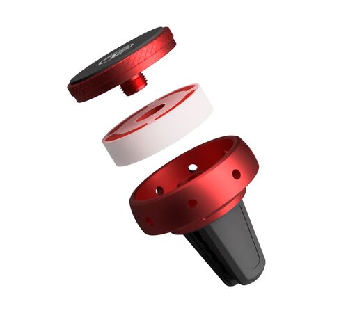 Tellur FreshDot Car Phone Holder Magnetic Μαγνητική βάση στήριξης Smartphone & αρωματικό αυτοκινήτου (Κόκκινο/Bubble Gum)