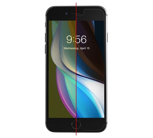 ZAGG InvisibleShield Full Face Tempered Glass με αντιμικροβιακή τεχνολογία – Elite VisionGuard+ για Apple iPhone SE 2020
