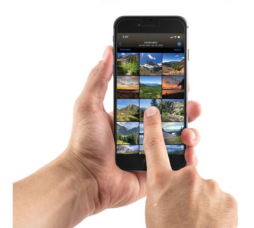 ZAGG InvisibleShield Full Face Tempered Glass με αντιμικροβιακή τεχνολογία – Elite VisionGuard+ για Apple iPhone SE 2020