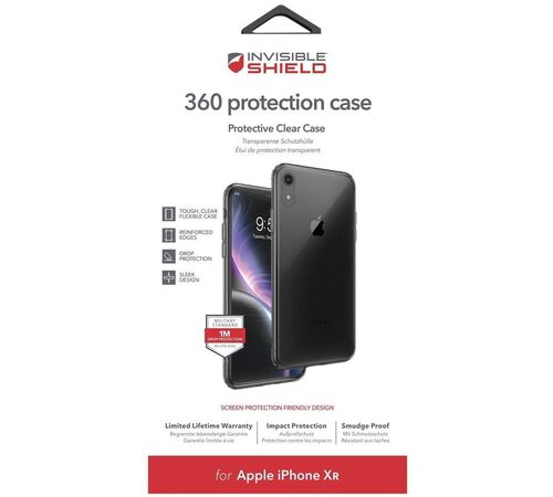 ZAGG InvisibleShield 360 Protection Case – Apple iPhone Xr (διάφανη)