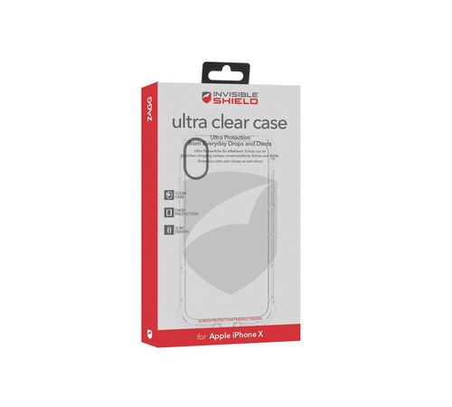 ZAGG InvisibleShield Θήκη προστασίας Ultra Clear Case – Apple iPhone Xs / X (διάφανη)