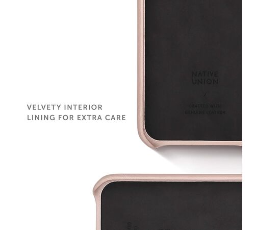 Native Union Clic Card Δερμάτινη Θήκη προστασίας για Apple iPhone 11 Pro με υποδοχή για κάρτες – ροζ