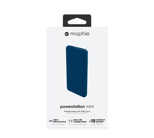 Mophie Powerstation Mini 5k USB-A/USB-C Powerbank (Navy)