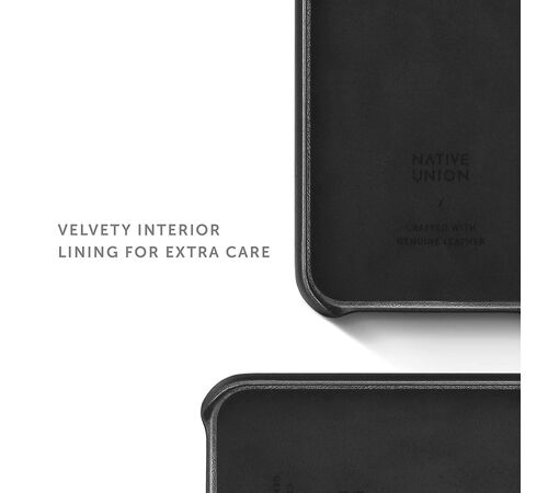 Native Union Clic Card Δερμάτινη Θήκη προστασίας για Apple iPhone 11 Pro Max με υποδοχή για κάρτες – μαύρη