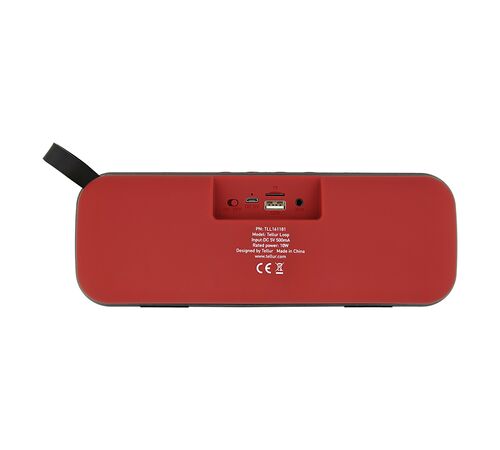 Tellur Loop Bluetooth Speaker 10W, red