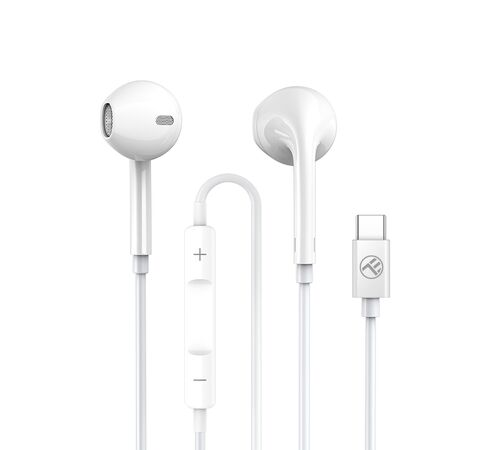 Tellur Urbs In-Ear Headphones με Type-C Connector Ακουστικά σε λευκό χρώμα (TLL162272)