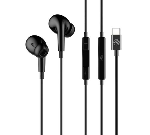 Tellur Attune In-Ear Headphones με Type-C Connector Ακουστικά σε μαύρο χρώμα (TLL162282)