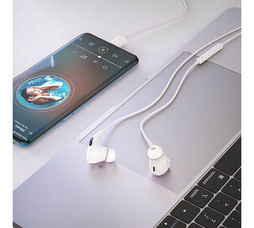 Tellur Attune In-Ear Headphones με Type-C Connector Ακουστικά σε λευκό χρώμα (TLL162292)