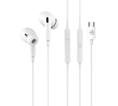 Tellur Attune In-Ear Headphones με Type-C Connector Ακουστικά σε λευκό χρώμα (TLL162292)