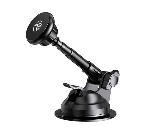 Tellur Phone Suction Cup Magnetic Adjustable Holder Μαγνητική βάση στήριξης Smartphone ταμπλώ αυτοκινήτου (Black - TLL171092)