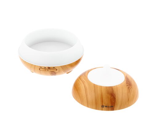Tellur WiFi Smart Aroma Diffuser Συσκευή για αρωματοθεραπεία τηλεχειριζόμενη μέσω WiFi σε ανοικτό καφέ (TLL331101)