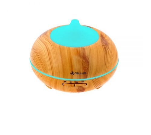 Tellur WiFi Smart Aroma Diffuser Συσκευή για αρωματοθεραπεία τηλεχειριζόμενη μέσω WiFi σε ανοικτό καφέ (TLL331101)