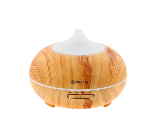 Tellur WiFi Smart Aroma Diffuser Συσκευή για αρωματοθεραπεία τηλεχειριζόμενη μέσω WiFi σε ανοικτό καφέ (TLL331101)