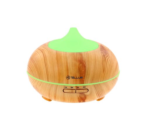 Tellur WiFi Smart Aroma Diffuser Συσκευή για αρωματοθεραπεία τηλεχειριζόμενη μέσω WiFi σε ανοικτό καφέ (TLL331101)