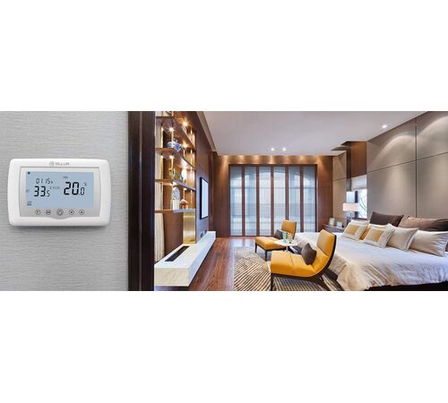 Tellur Smart WiFi Ψηφιακός Θερμοστάτης, Boiler σε λευκό χρώμα