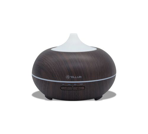 Tellur WiFi Smart Aroma Diffuser Συσκευή για αρωματοθεραπεία τηλεχειριζόμενη μέσω WiFi σε σκούρο καφέ (TLL331261)