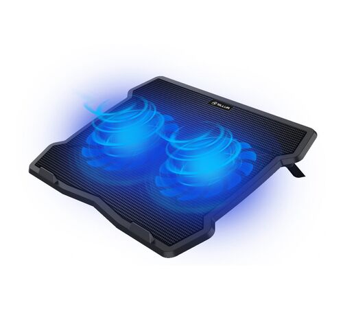 Tellur Basic Cooling Pad Βάση Ψύξης Laptop, 15.6″, 2 Ανεμιστήρων σε μαύρο χρώμα