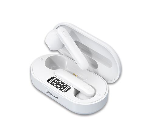 Tellur Flip Bluetooth True Wireless Headphones Ασύρματα Ακουστικά Bluetooth TWS – White