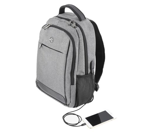 Tellur Companion Laptop Backpack Ευρύχωρο Backpack με θήκη για laptop έως 15,6" – Grey (TLL611202)