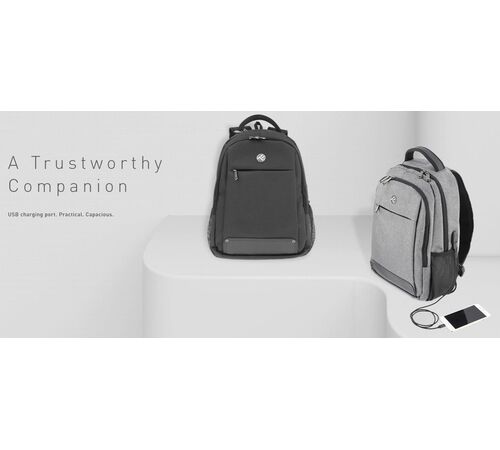 Tellur Companion Laptop Backpack Ευρύχωρο Backpack με θήκη για laptop έως 15,6" – Grey (TLL611202)