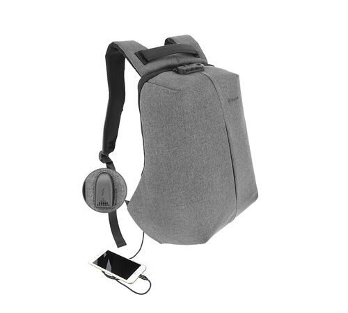 Tellur Anti-Theft V2 Αδιάβροχο Backpack με θήκη για laptop έως 15,6" – Grey (TLL611232)
