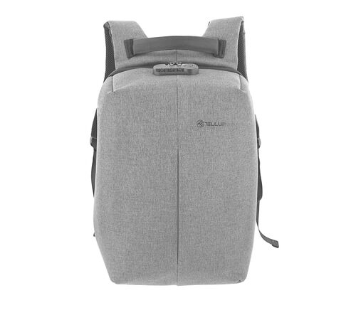 Tellur Anti-Theft V2 Αδιάβροχο Backpack με θήκη για laptop έως 15,6" – Grey (TLL611232)