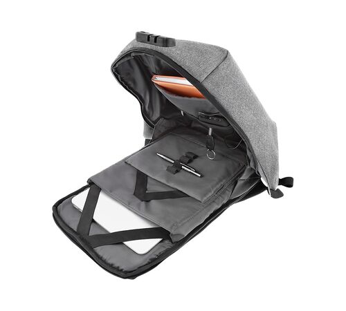 Tellur Anti-Theft V2 Αδιάβροχο Backpack με θήκη για laptop έως 15,6" – Grey (TLL611232)