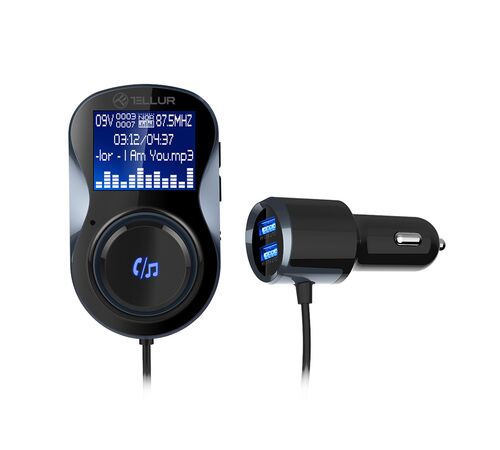 Tellur Bluetooth Car FM Transmitter FMT-B4, Black