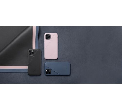 Native Union Clic Card Δερμάτινη Θήκη προστασίας για Apple iPhone 11 Pro με υποδοχή για κάρτες – μπλε