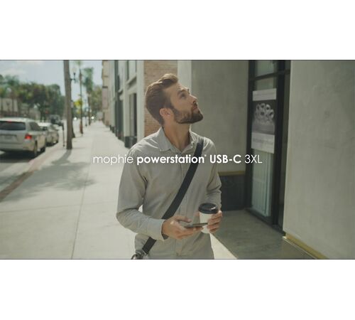 Mophie Powerstation USB-C 3XL 26k Powerbank με τεχνολογία USB-PD (γκρι)