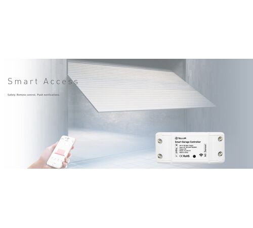 Tellur Smart WiFi Garage Door control Kit Τηλεχειρισμός Γκαραζόπορτας σε λευκό χρώμα