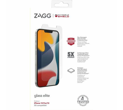 ZAGG InvisibleShield Full Face Tempered Glass Full Glue – iPhone 13 / iPhone 13 Pro (διάφανο)