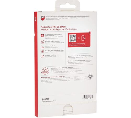 ZAGG InvisibleShield Full Face Tempered Glass Full Glue – iPhone 13 / iPhone 13 Pro (διάφανο)