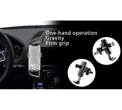 Tellur CMH20 Car Phone Holder Βάση στήριξης Smartphone αεραγωγών αυτοκινήτου (Black)