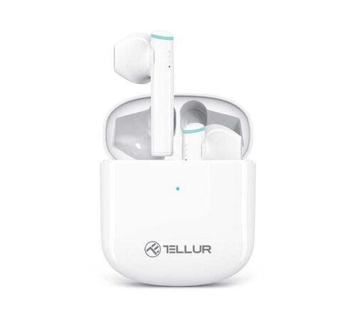 Tellur Aura Bluetooth True Wireless Headphones Ασύρματα Ακουστικά Bluetooth TWS – White