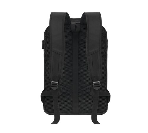 Tellur GlowPack Laptop Backpack Ευρύχωρο Backpack με LED λωρίδες φωτισμού και θήκη για laptop έως 15,6" – Black (TLL611282)