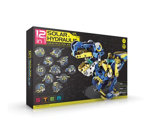 The Source 12 in 1 Solar Hydraulic Construction Kit