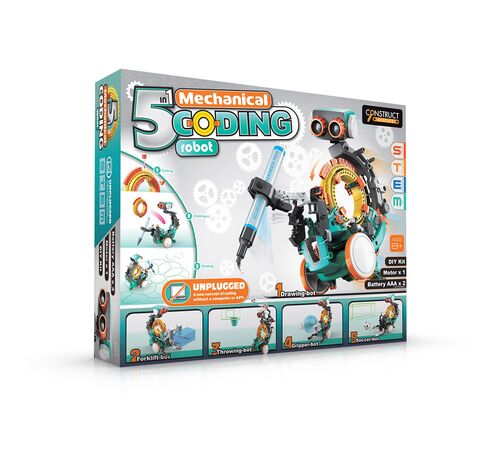 The Source 5 in 1 Mechanical Coding Robot