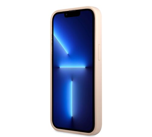 Guess "4G Logo Collection" Printed Stripe Θήκη προστασίας από δερματίνη – iPhone 13 Pro (Ροζ)